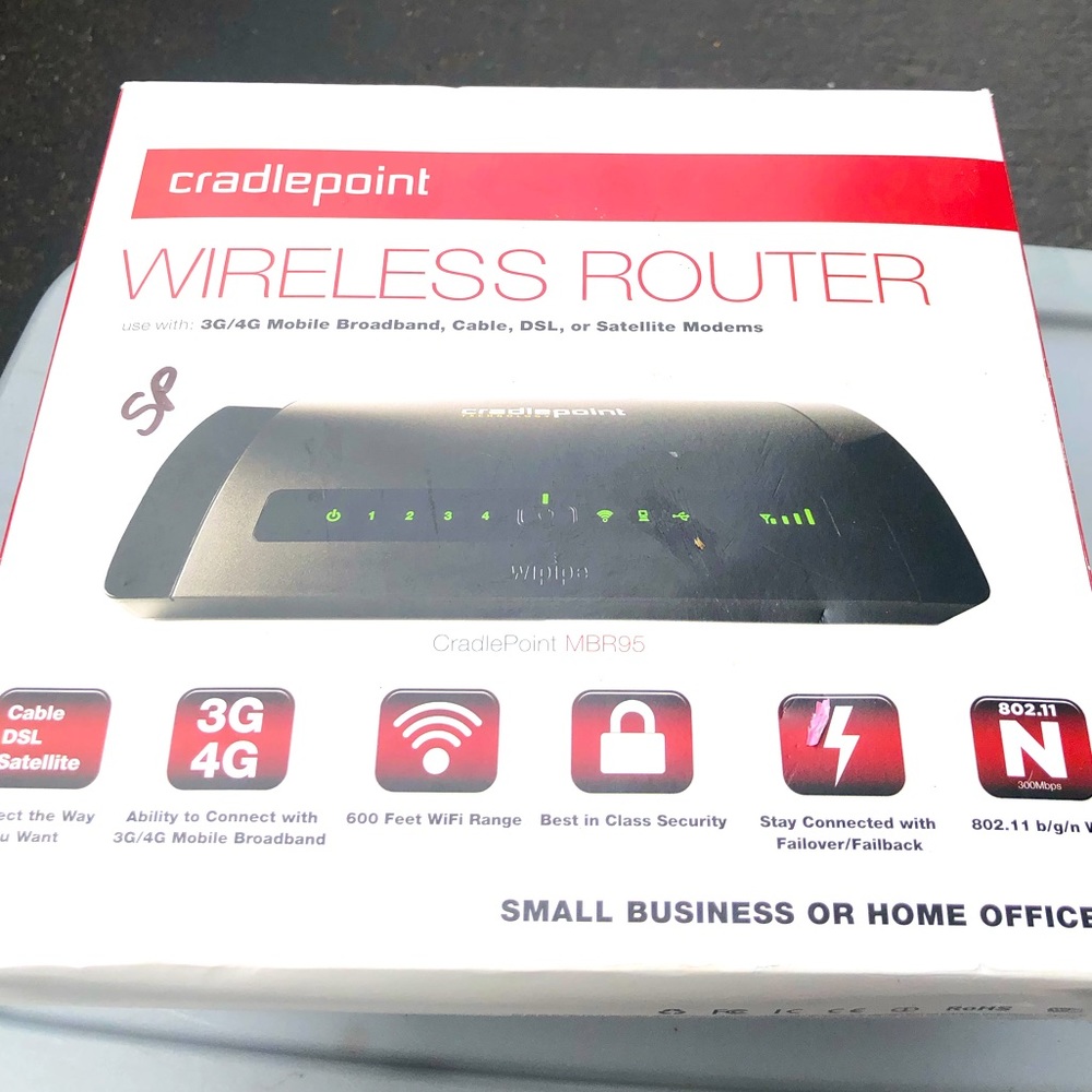 Cradlepoint Wireless Router MBR95 Small Business or Home Office